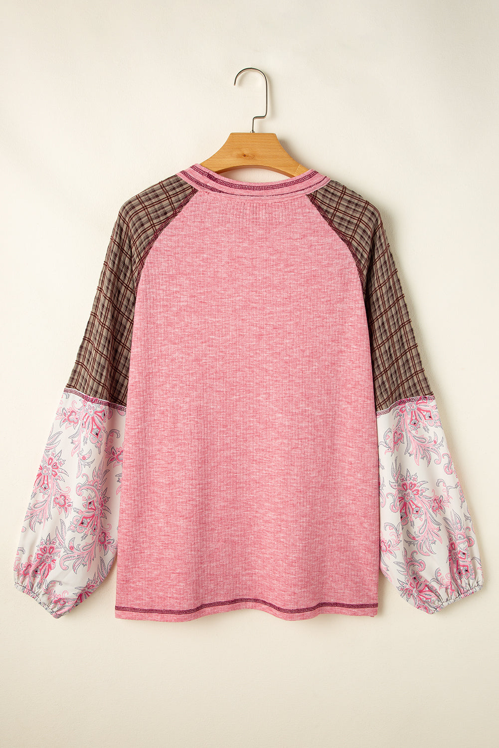 Round Neck Long Sleeve Top