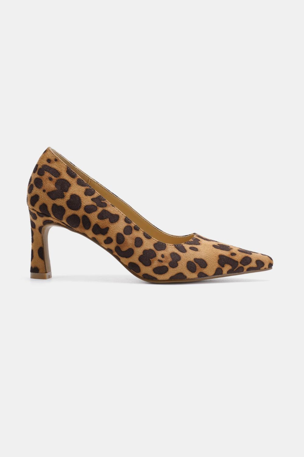 Leopard Point Toe Pumps