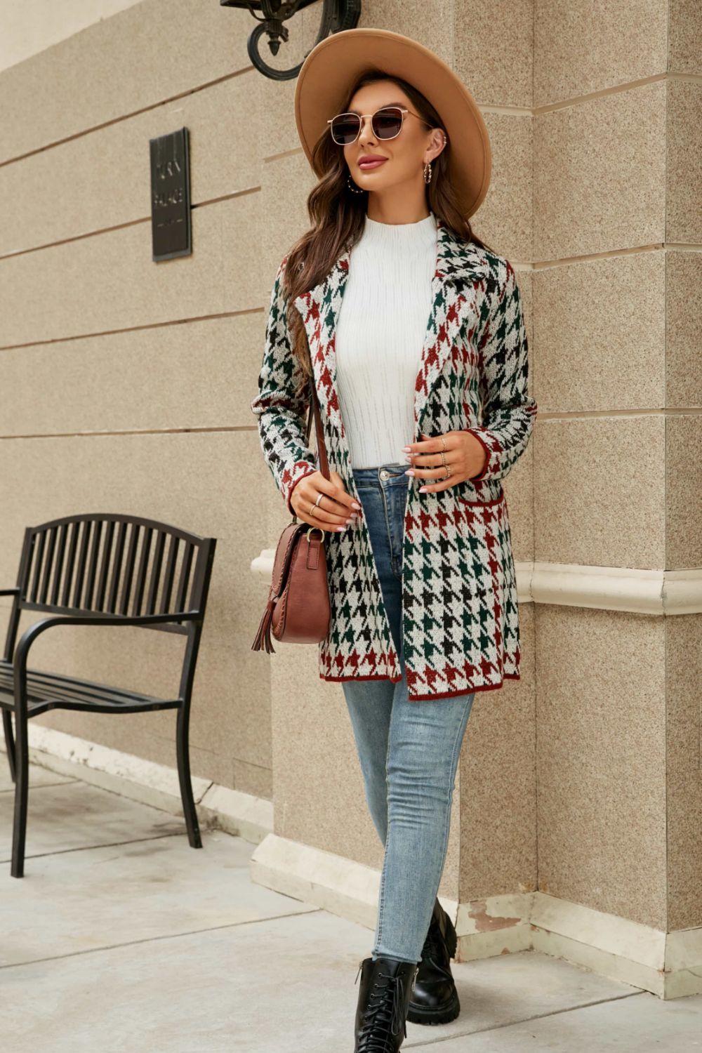 Lapel Collar Cardigan