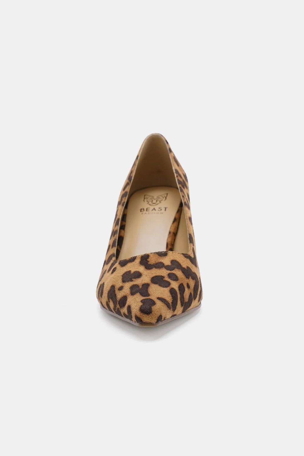 Leopard Point Toe Pumps