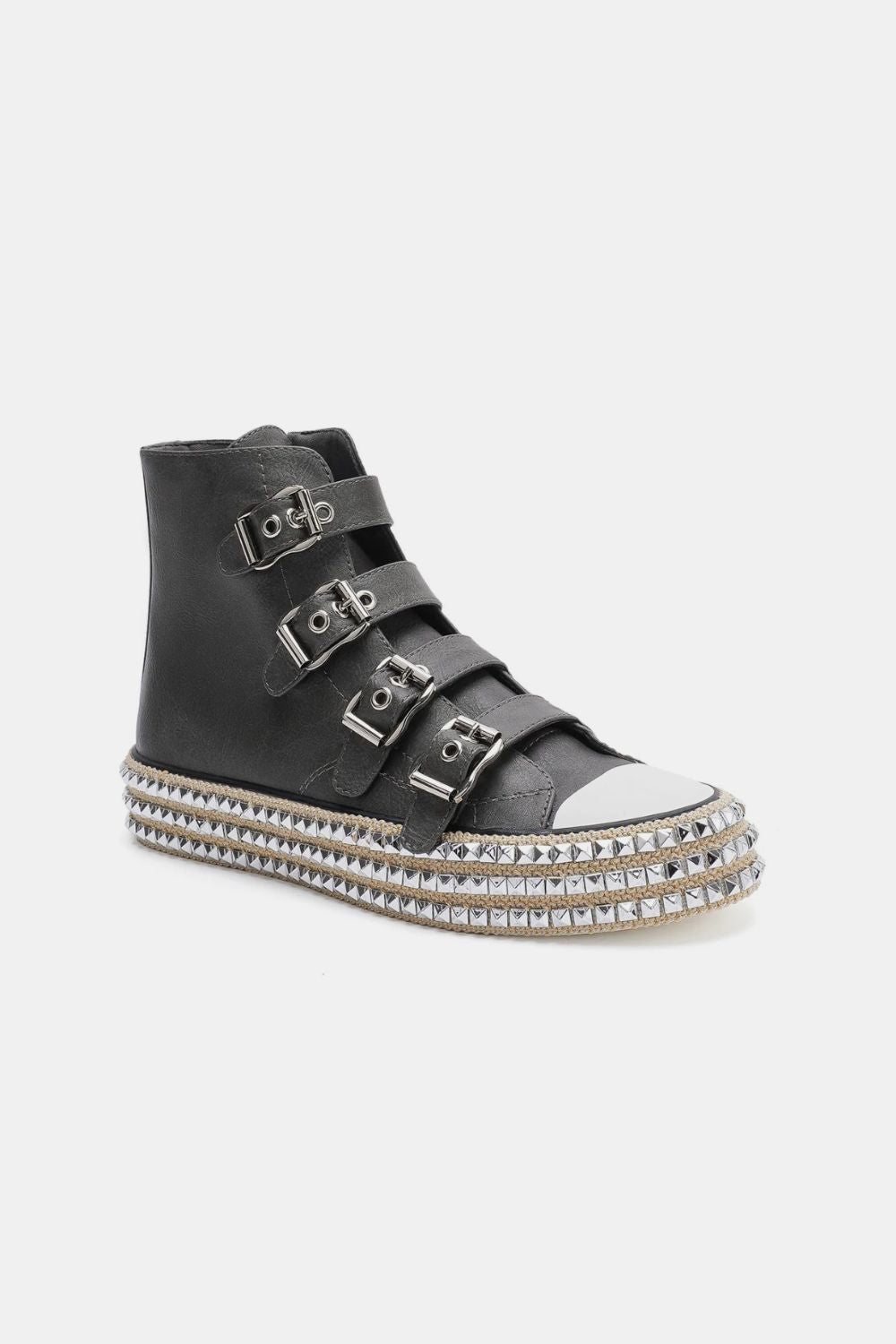 Studded Platform Sneakers