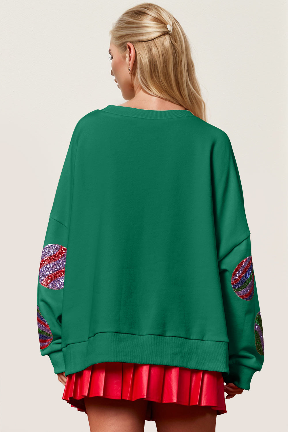 Round Neck Long Sleeve Sweatshirt