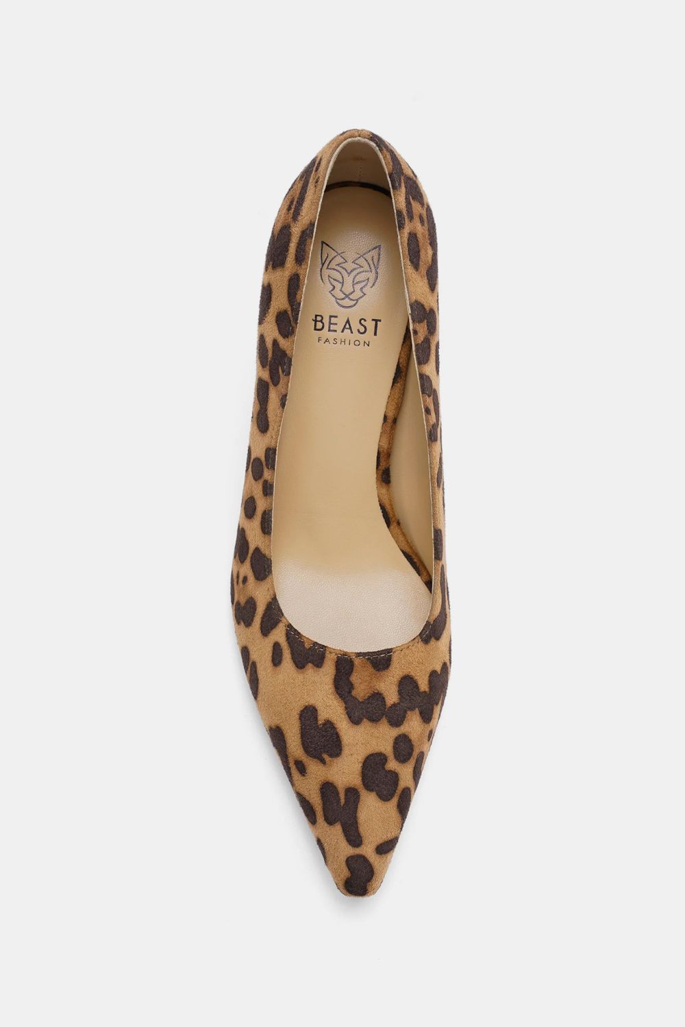 Leopard Point Toe Pumps