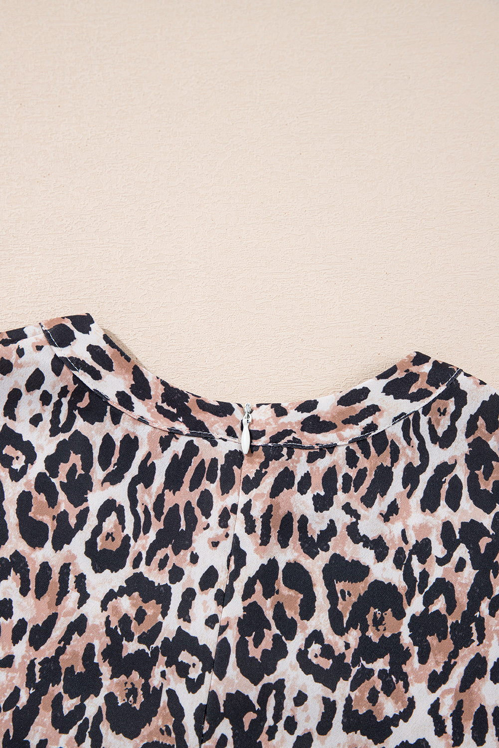 Leopard Short Sleeve Mini Dress