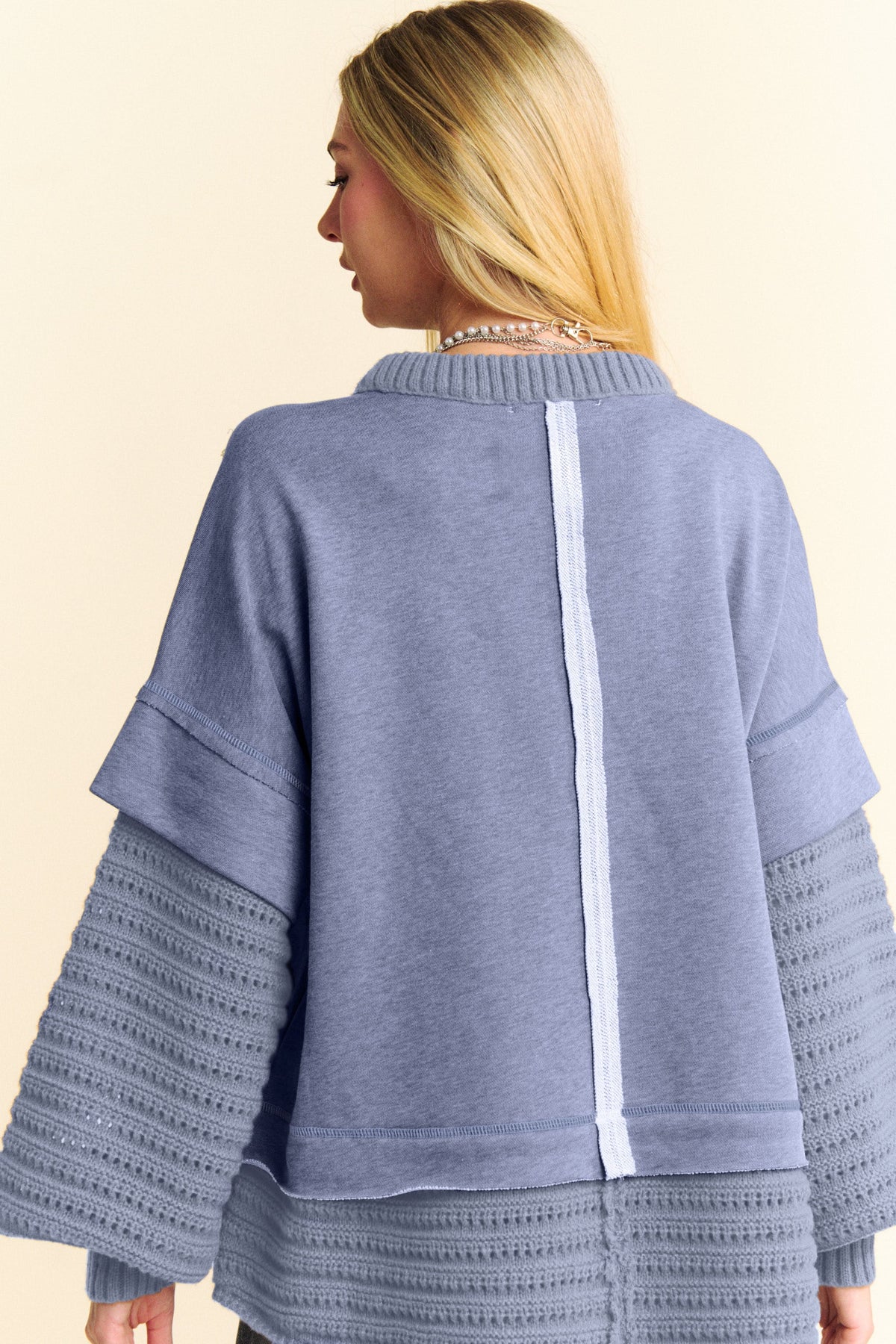 Layered Round Neck Sweater